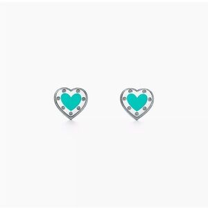 Tiffany’s blue heart earrings
